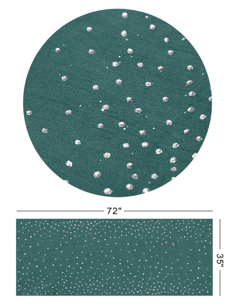 BANETTETA Green Shawls and Wraps for Evening Dresses Shall for Women Dressy Shawls and Wraps for Evening Wear (Dark Green) - Image 5